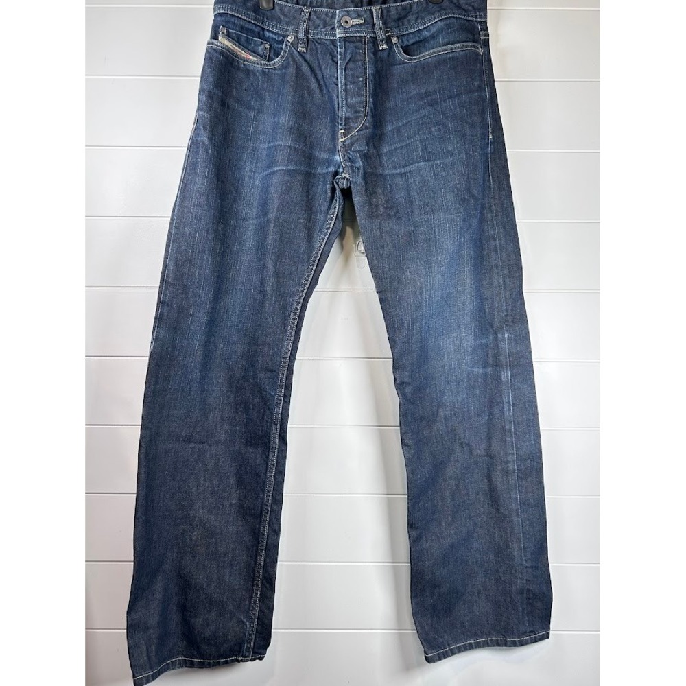 Diesel Kurren Wash 0088Z Denim Jeans Button Fly Dark Wash Mens Size 32 L32